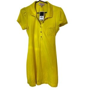 NWT Juicy couture yellow polo shirt dress size M